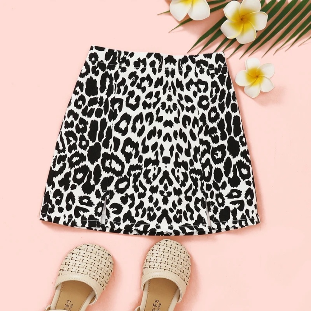Black and white skirt
